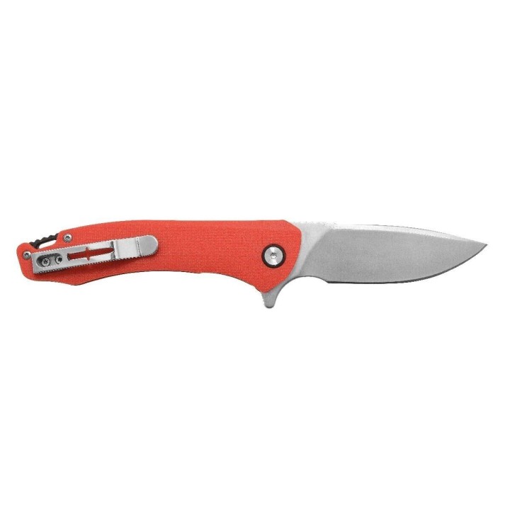 Couteau Camillus Scivik Red Lame Acier 420 Manche GFN IKBS Linerlock Clip CM19677 - Livraison Gratuite