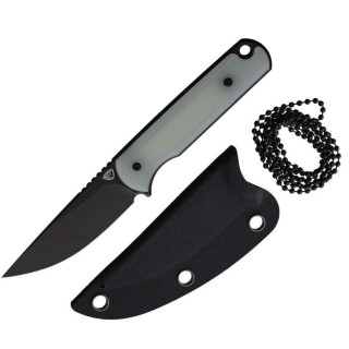 Couteau Ferrum Forge Lackey Jade Lame Acier D2 Manche G10 Etui Kydex FF001NATBLK - Livraison Gratuite