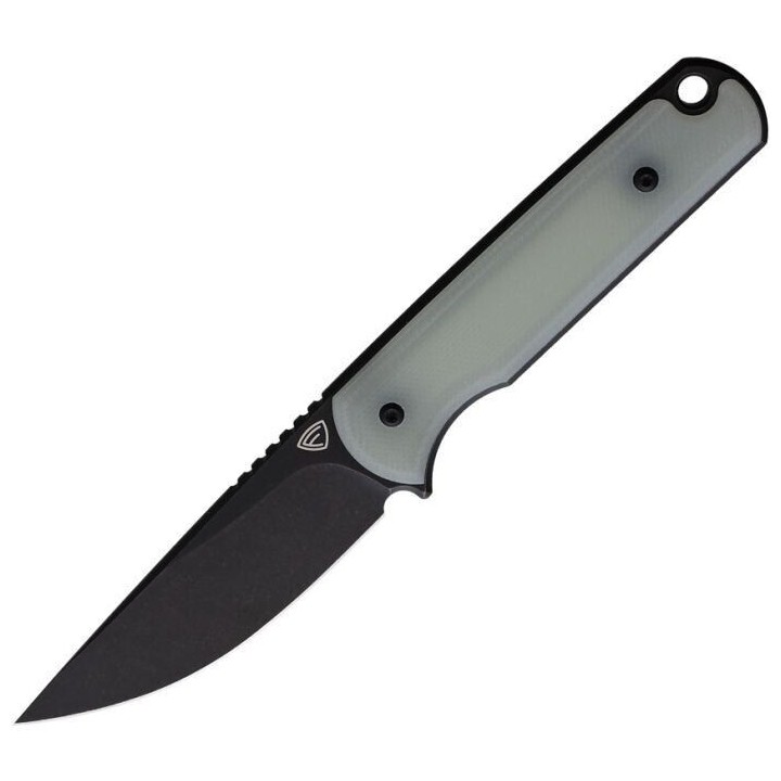 Couteau Ferrum Forge Lackey Jade Lame Acier D2 Manche G10 Etui Kydex FF001NATBLK - Livraison Gratuite