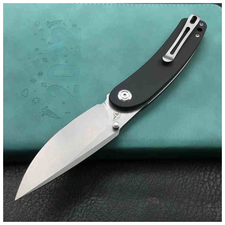 Couteau Kubey Momentum Black Lame Acier Aus-10 Manche G10 IKBS Linerlock Clip KUB344H - Livraison Gratuite