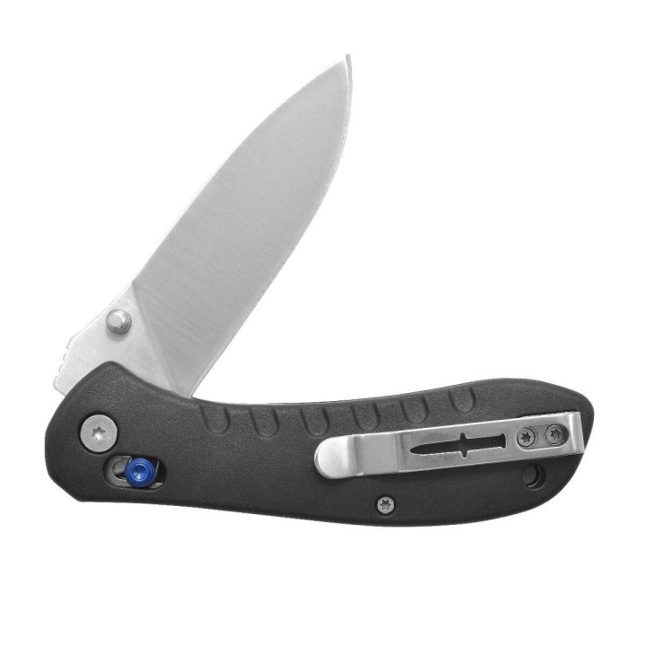 Couteau Camillus Rovax Black Lame Acier 420 Manche GFN Cuda Lock Clip CM19618 - Livraison Gratuite