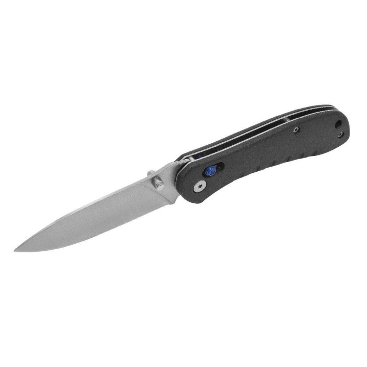 Couteau Camillus Rovax Black Lame Acier 420 Manche GFN Cuda Lock Clip CM19618 - Livraison Gratuite