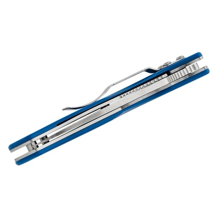 Couteau Spyderco Persistence Lightweight Lame Acier S35VN Serr Manche FRN Blue Linerlock Clip SC136SBL - Livraison Gratuite