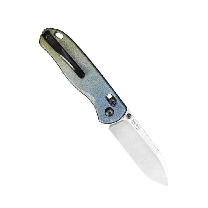 Couteau Kizer Drop Bear Lame Acier LC200N Manche Titane IKBS Clutch Lock Clip KI3619A3 - Livraison Gratuite