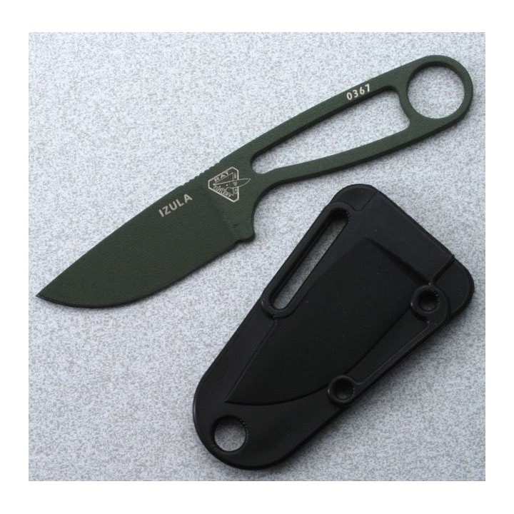 COUTEAU RAT CUTLERY / ESEE SURVIE COMBAT- RCIOD Rat Cutlery Izula OD Green Military USA