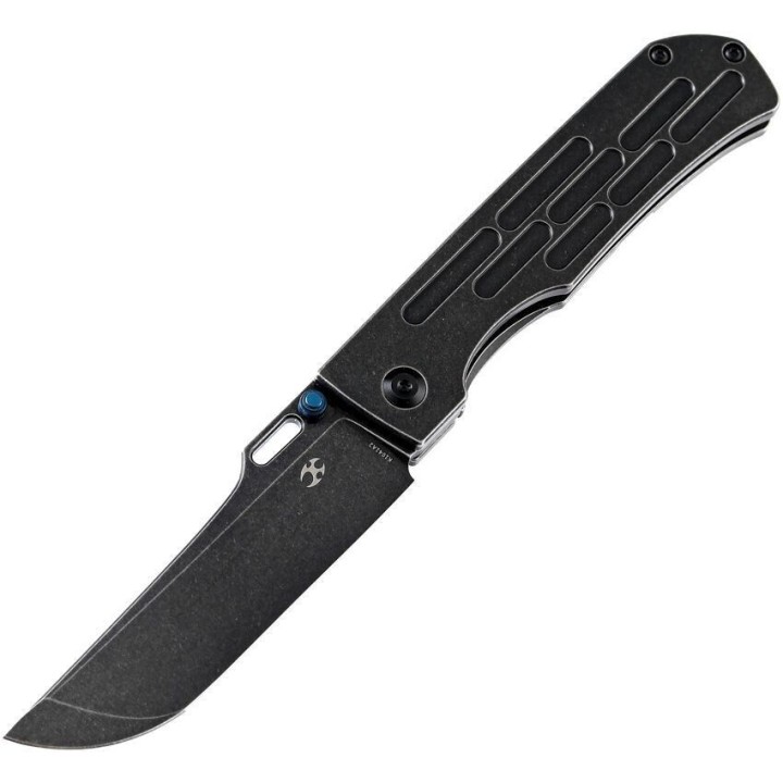 Couteau Kansept Reedus Black Manche Titane Lame Acier S35VN IKBS Framelock Clip K1041A1 - Livraison Gratuite