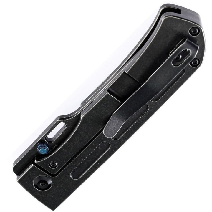 Couteau Kansept Reedus Black Manche Titane Lame Acier S35VN IKBS Framelock Clip K1041A1 - Livraison Gratuite