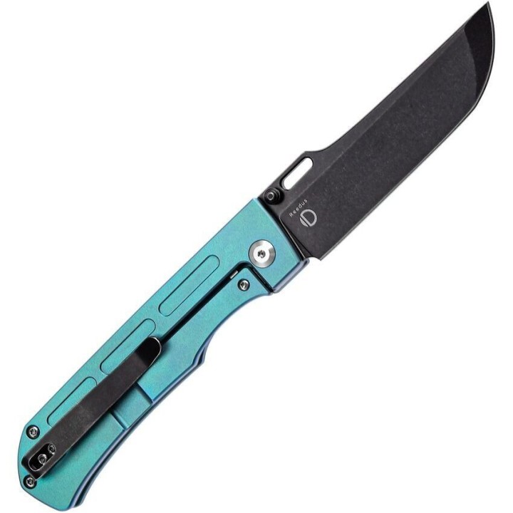Couteau Kansept Reedus Green Manche Titane Lame Acier S35VN IKBS Framelock Clip K1041A4 - Livraison Gratuite