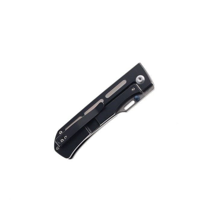 Couteau Kansept Reedus Black, Gray Manche Titane Lame Acier Damas IKBS Framelock Clip K1041A6 - Livraison Gratuite