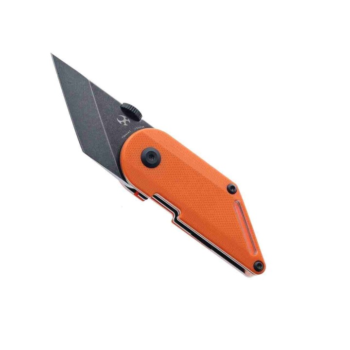 Couteau Kansept Pinkerton Dash Orange G10 Handle Tanto BW 154CM IKBS Linerlock KT3045A3 - Livraison Gratuite