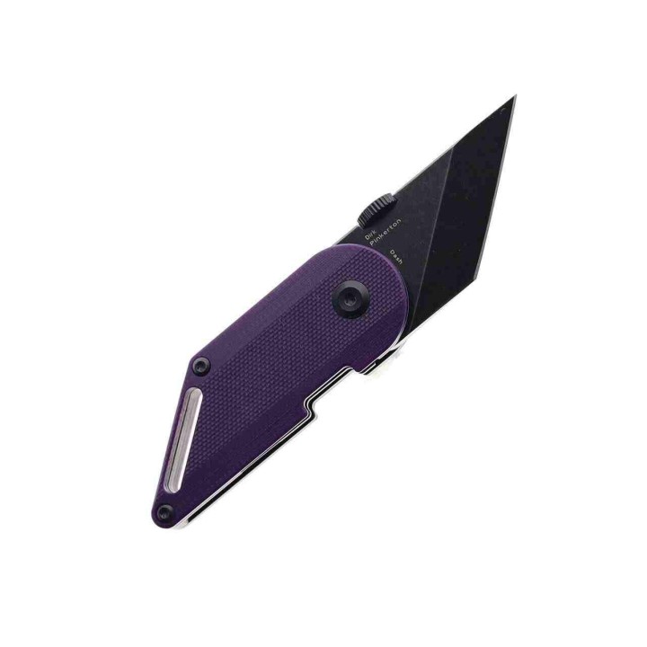 Couteau Kansept Pinkerton Dash Purple G10 Handle Tanto BW 154CM IKBS Linerlock KT3045A4 - Livraison Gratuite