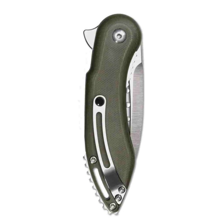 Couteau Begg Knives Mini Glimpse OD Green Lame Acier D2 Manche G10 IKBS BG006 - Livraison Gratuite
