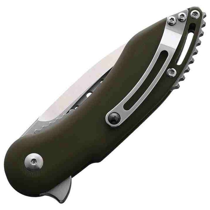 Couteau Begg Knives Mini Glimpse OD Green Lame Acier D2 Manche G10 IKBS BG006 - Livraison Gratuite