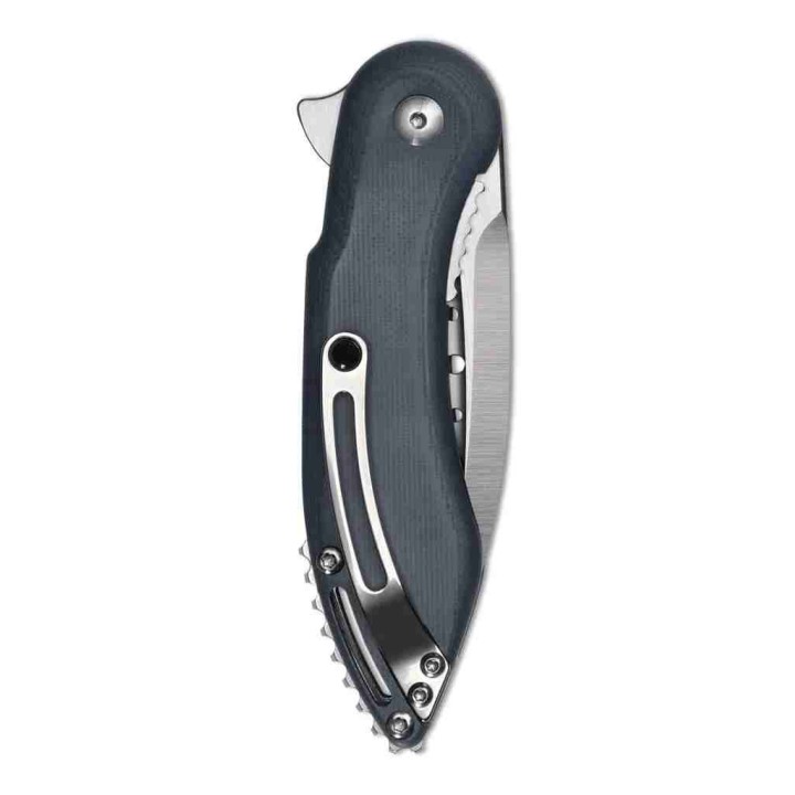 Couteau Begg Knives Mini Glimpse Gray Lame Acier D2 Manche G10 IKBS BG004 - Livraison Gratuite