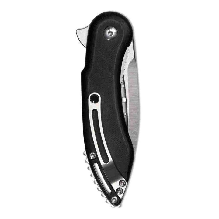 Couteau Begg Knives Mini Glimpse Black Lame Acier D2 Manche G10 IKBS BG005 - Livraison Gratuite