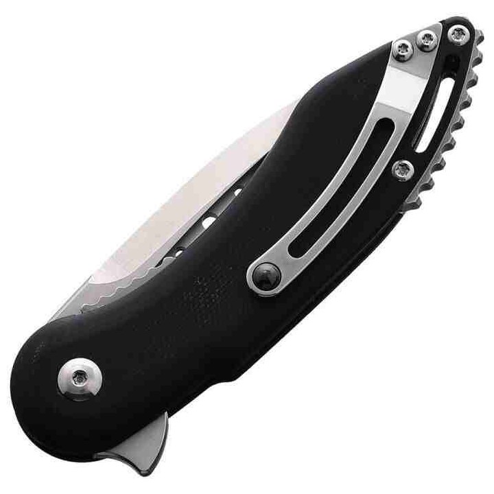 Couteau Begg Knives Mini Glimpse Black Lame Acier D2 Manche G10 IKBS BG005 - Livraison Gratuite