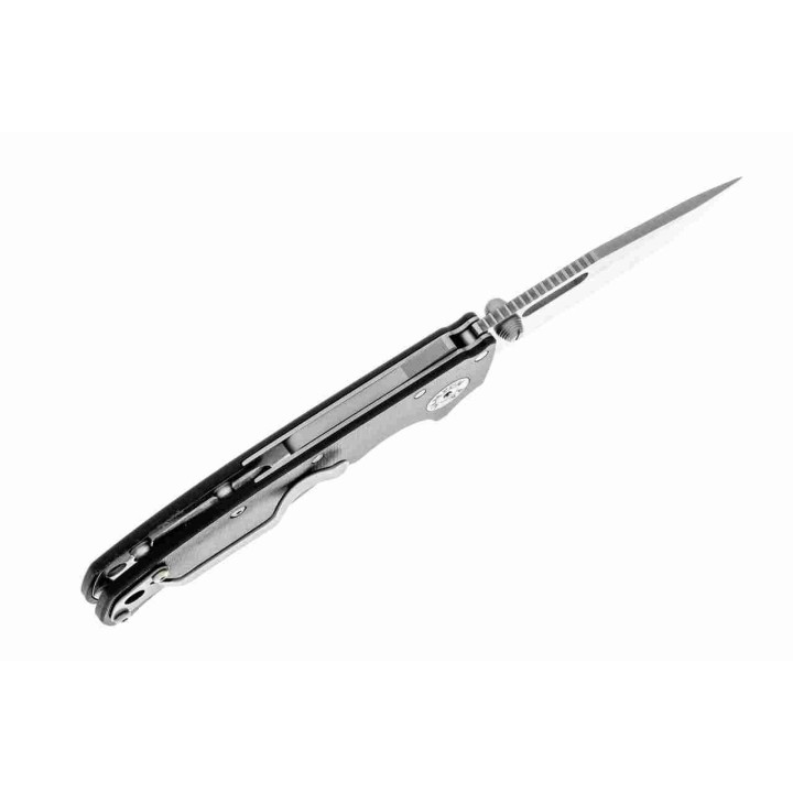 Couteau Demko Knives AD20.5 S35VN Clip Point Black CF Manche Carbon Fiber Lame Acier S35VN IKBS DEM09626 - Livraison Gratuite