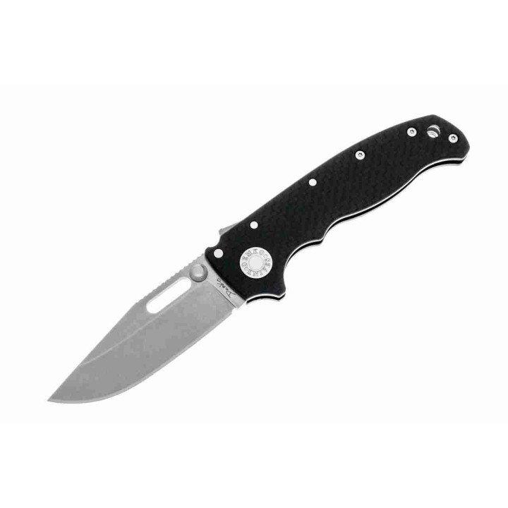 Couteau Demko Knives AD20.5 S35VN Clip Point Black CF Manche Carbon Fiber Lame Acier S35VN IKBS DEM09626 - Livraison Gratuite