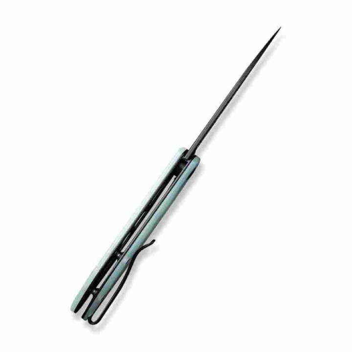 Couteau Sencut Bocll II Jade Lame Acier D2 Manche G10 IKBS Linerlock Clip S220192 - Livraison Gratuite
