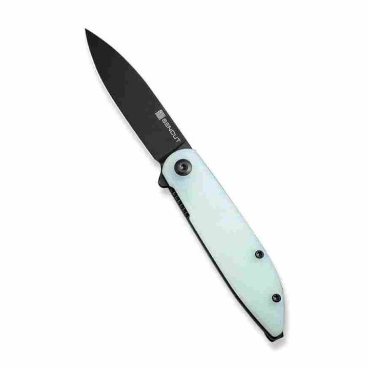 Couteau Sencut Bocll II Jade Lame Acier D2 Manche G10 IKBS Linerlock Clip S220192 - Livraison Gratuite