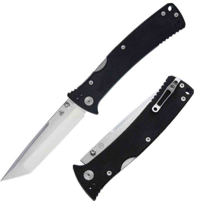 Couteau Nemesis Mar Private MPR3 Lame Tanto Acier S35VN Manche G10 Lockback Clip NE22T - Livraison Gratuite