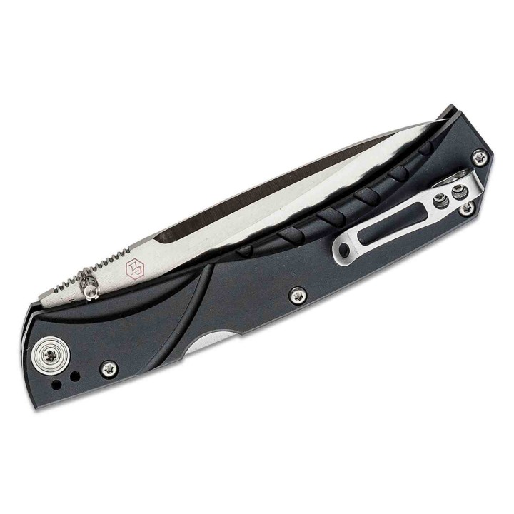 Couteau Nemesis MPR1 Black Manche Titane Lame Acier VG-10 Lockback Clip NE19BLK - Livraison Gratuite
