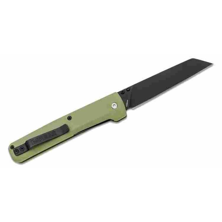 Couteau Gerber Pledge Green Lame Wharncliffe Acier 7Cr17MoV Manche GRN Linerlock Clip G1067524 - Livraison Gratuite