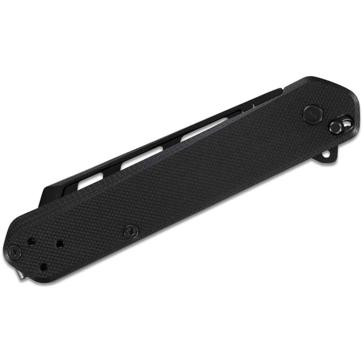 Couteau Gerber Spire A/O Black Lame Acier D2 Reverse Tanto Manche G10 Linerlock Clip G1917 - Livraison Gratuite