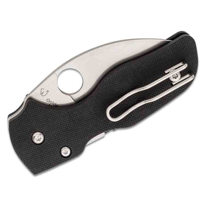 Couteau Spyderco Lil' Native Wharncliffe Lame Acier CPM-S30V Manche G10 Compression Lock Clip USA SC230GPWC - Livraison Gratuite