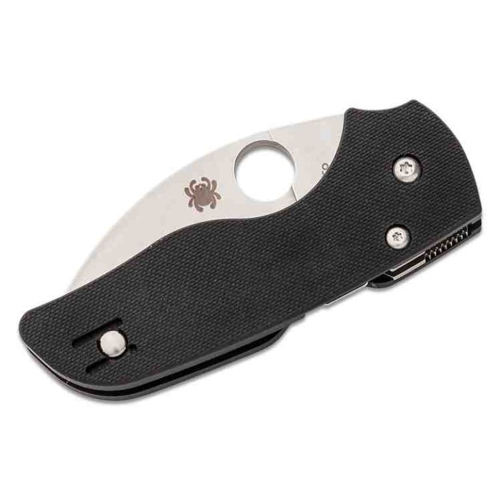 Couteau Spyderco Lil' Native Wharncliffe Lame Acier CPM-S30V Manche G10 Compression Lock Clip USA SC230GPWC - Livraison Gratuite