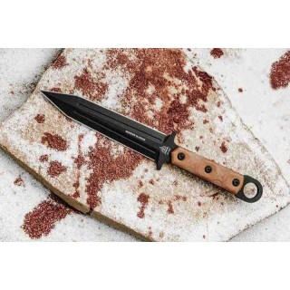 Couteau TOPS Modern Gladius Lame Acier Carbone 1095 Manche Tan Micarta Etui Kydex Made USA TPMGLAD01 - Livraison Gratuite