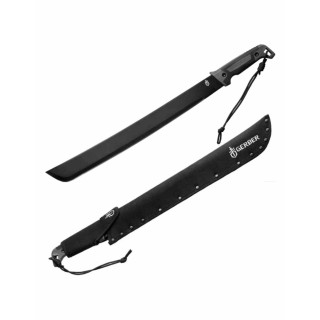 Couteau Machette Gerber Gator Bush Machete Lame Acier Carbone 1050 Manche Gator Etui Nylon G2848 - Livraison Gratuite