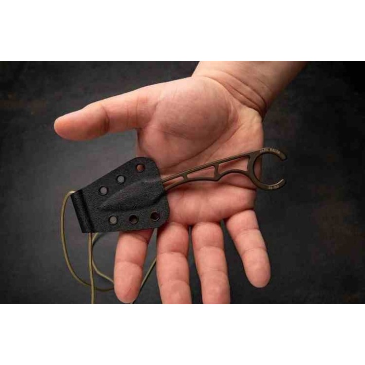 Couteau Tops Papa Delta Lame Acier Carbone 1095 Etui Kydex Made USA TPPD01 - Livraison Gratuite
