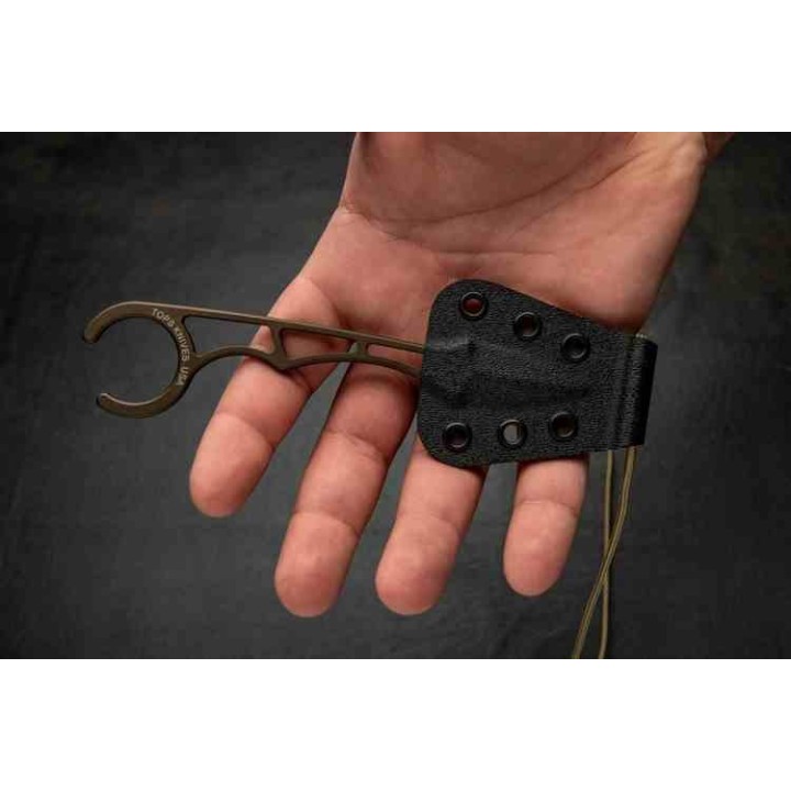 Couteau Tops Papa Delta Lame Acier Carbone 1095 Etui Kydex Made USA TPPD01 - Livraison Gratuite