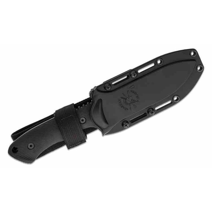 Couteau Spartan Blades Harsey Nessmuk Lame Acier Carbone 1095 Manche ABS Etui ABS Made USA SBSL005BK - Livraison Gratuite