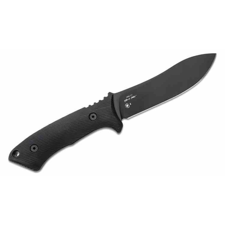 Couteau Spartan Blades Harsey Nessmuk Lame Acier Carbone 1095 Manche ABS Etui ABS Made USA SBSL005BK - Livraison Gratuite