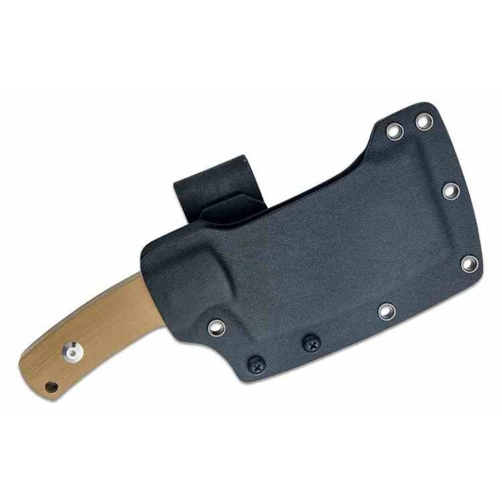 Couteau Beyond EDC Kleever Lame Acier VG-10 Cleaver Manche Tan G10 Etui Kydex BEDC2101BR - Livraison Gratuite