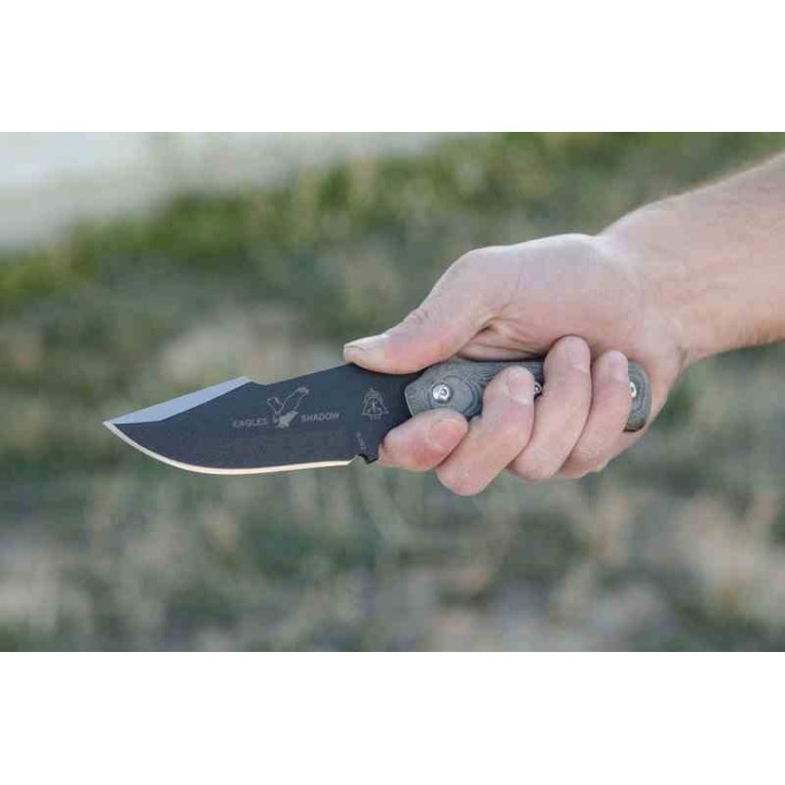 Couteau de Survie Eagles Shadow Acier 1095 Tops Knives ESH-01 Made In USA TPESH01 - Livraison Gratuite