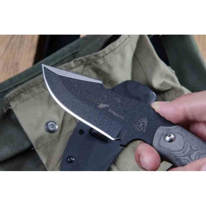 Couteau de Survie Eagles Shadow Acier 1095 Tops Knives ESH-01 Made In USA TPESH01 - Livraison Gratuite