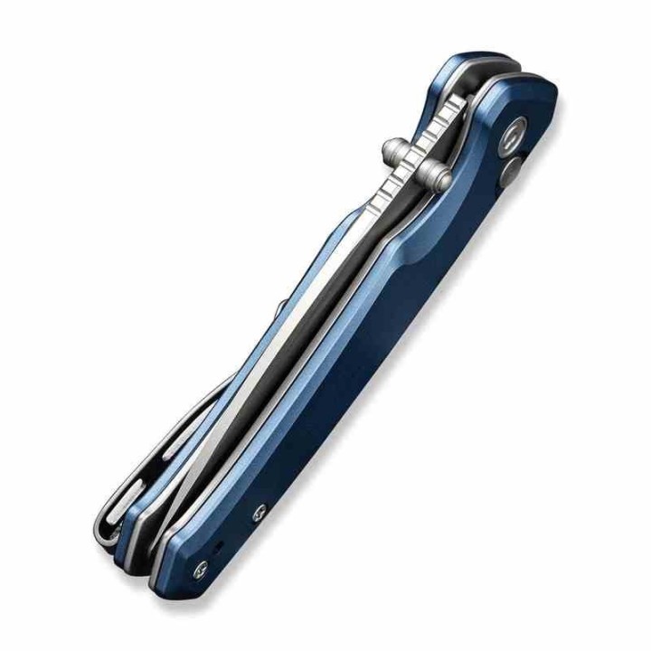 Couteau CIVIVI Altus Button Lock Blue Manche Aluminum Lame Acier Nitro-V IKBS Clip CIVC200766 - Livraison Gratuite