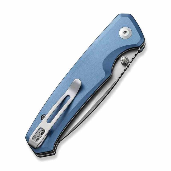 Couteau CIVIVI Altus Button Lock Blue Manche Aluminum Lame Acier Nitro-V IKBS Clip CIVC200766 - Livraison Gratuite