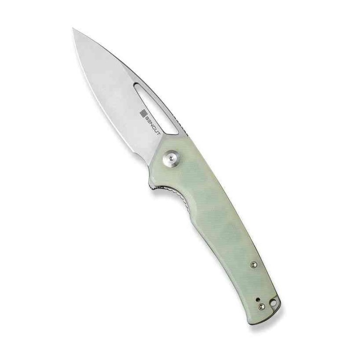 Couteau Sencut Mims Jade Manche G10 Lame Acier 9Cr18MoV IKBS Linerlock Clip S210132 - Livraison Gratuite