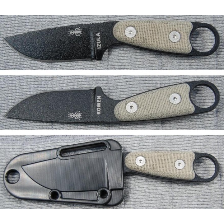 PLAQUETTES MICARTA COUTEAU IZULA ESEE RAT CUTLERY IZULA ESIZULAH - USA 