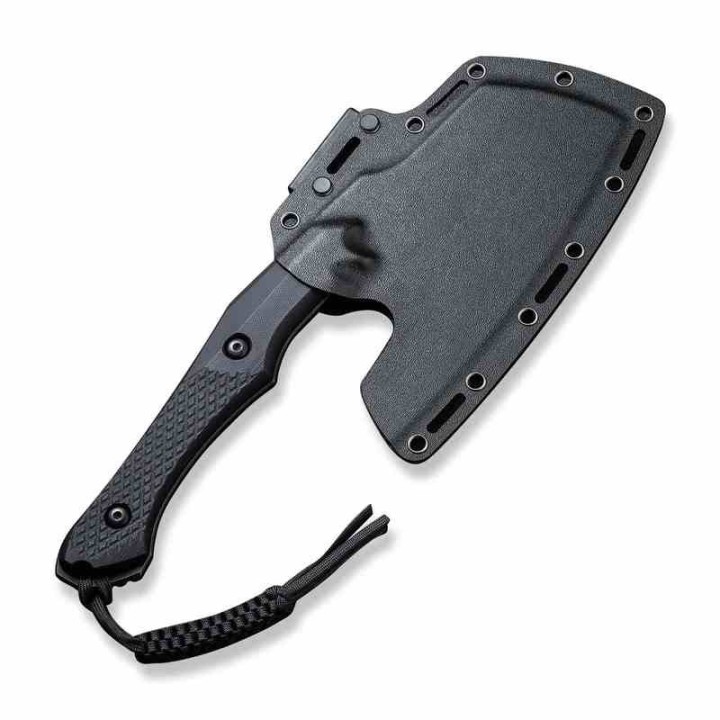 Couteau Civivi Aratra Black Lame Cleaver Acier D2 Manche G10 Kydex Sheath CIVC210411 - Livraison Gratuite