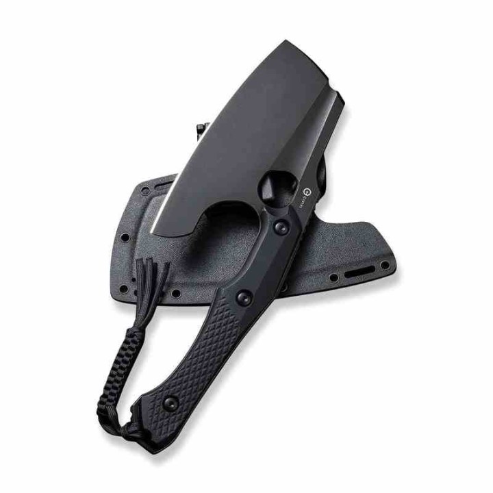 Couteau Civivi Aratra Black Lame Cleaver Acier D2 Manche G10 Kydex Sheath CIVC210411 - Livraison Gratuite
