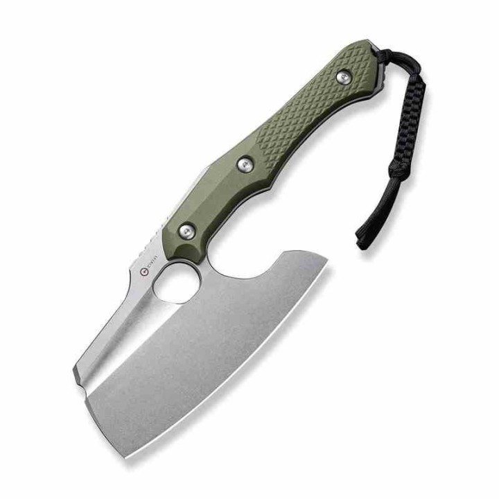 Couteau Civivi Aratra Green Lame Cleaver Acier D2 Manche G10 Kydex Sheath CIVC210412 - Livraison Gratuite