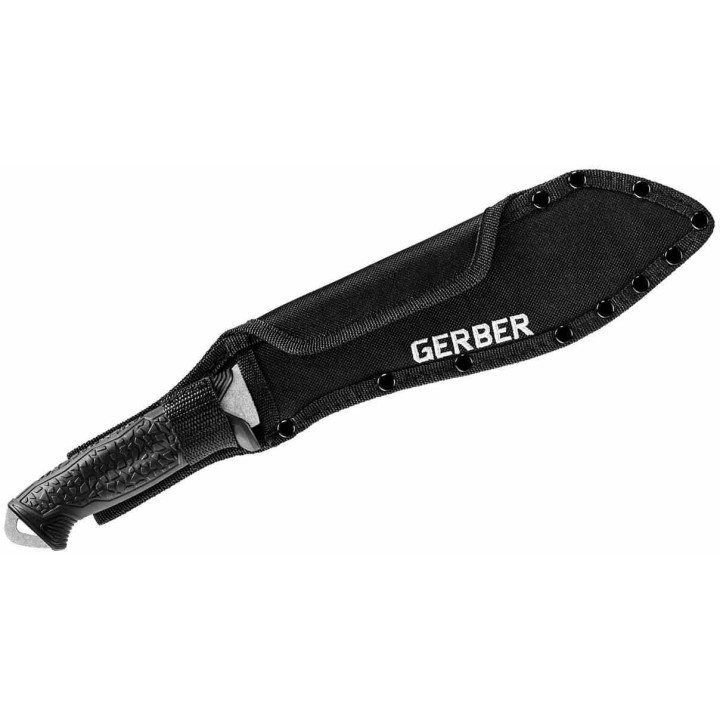 Machette Gerber Versafix Pro Machete Lame Acier Inox Manche Gray Rubber Etui Polymère G3471 - Livraison Gratuite