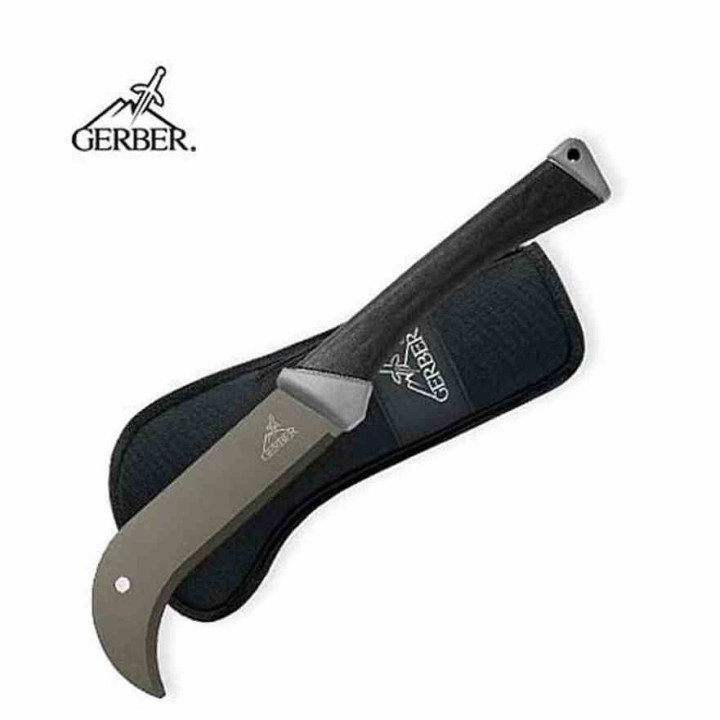 Couteau Gerber Gator Brush Thinner Lame Acier Carbone Etui Nylon Made Finland G0083 - Livraison Gratuite