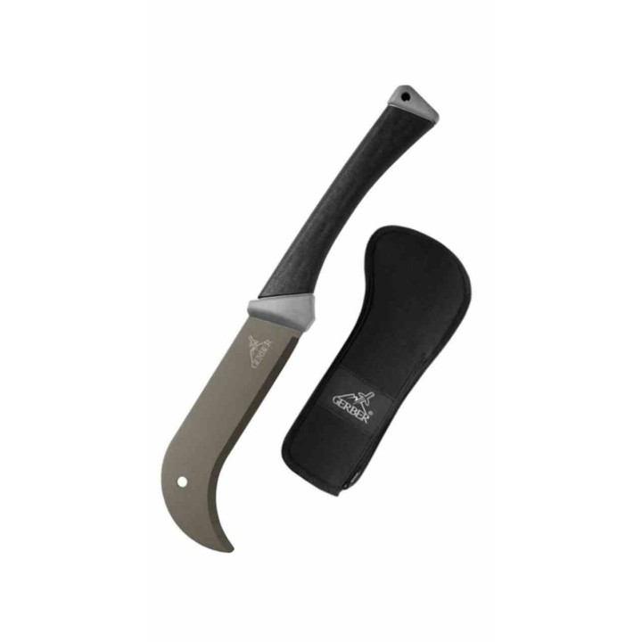 Couteau Gerber Gator Brush Thinner Lame Acier Carbone Etui Nylon Made Finland G0083 - Livraison Gratuite
