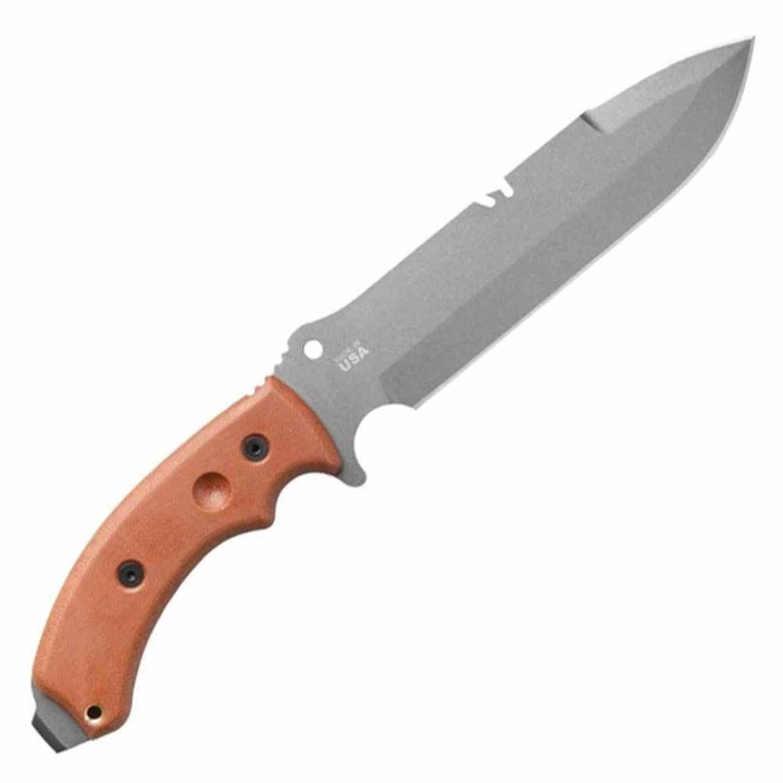 Couteau de Survie Tops Tahoma Field TAHO-03 Lame Acier Carbone 1095 Etui Nylon Made In USA TPTAHO03 - Livraison Gratuite